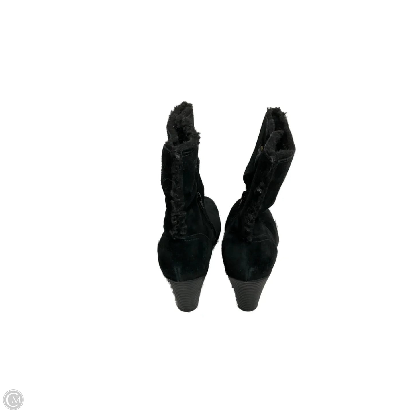 Boots Ankle Heels By Clarks In Black, Size: 7.5