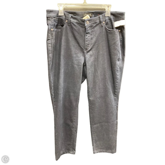 Jeans Straight By Talbots In Blue Denim, Size: 16