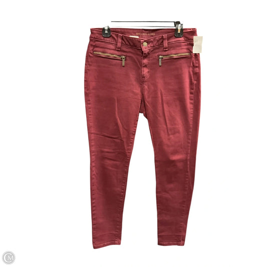 Jeans Skinny By Michael By Michael Kors In Red, Size: 6