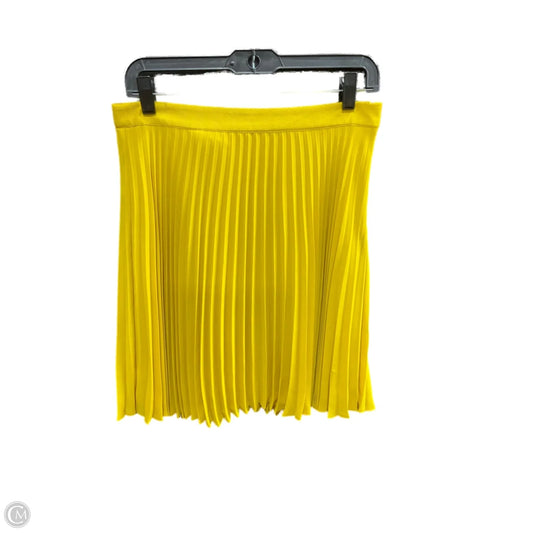 Skirt Midi By Loft In Yellow, Size: 4