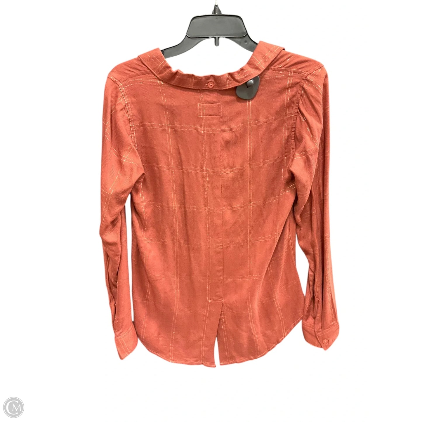 Blouse Long Sleeve By Thread And Supply In Orange, Size: S