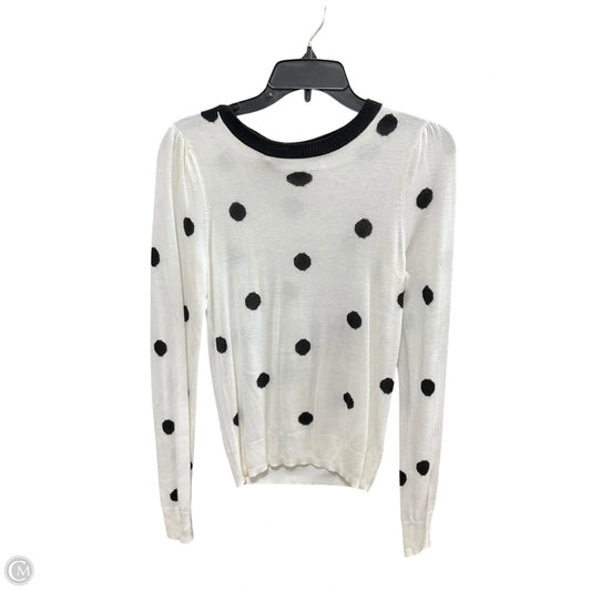 Sweater By Clothes Mentor In Polkadot Pattern, Size: S