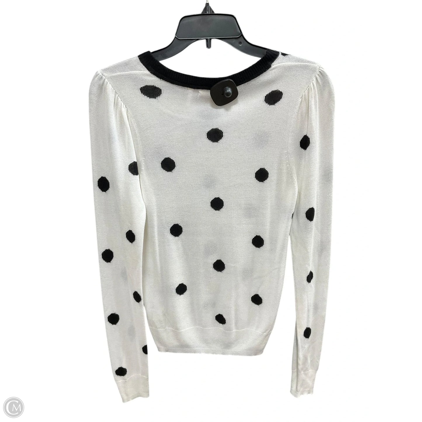 Sweater By Clothes Mentor In Polkadot Pattern, Size: S
