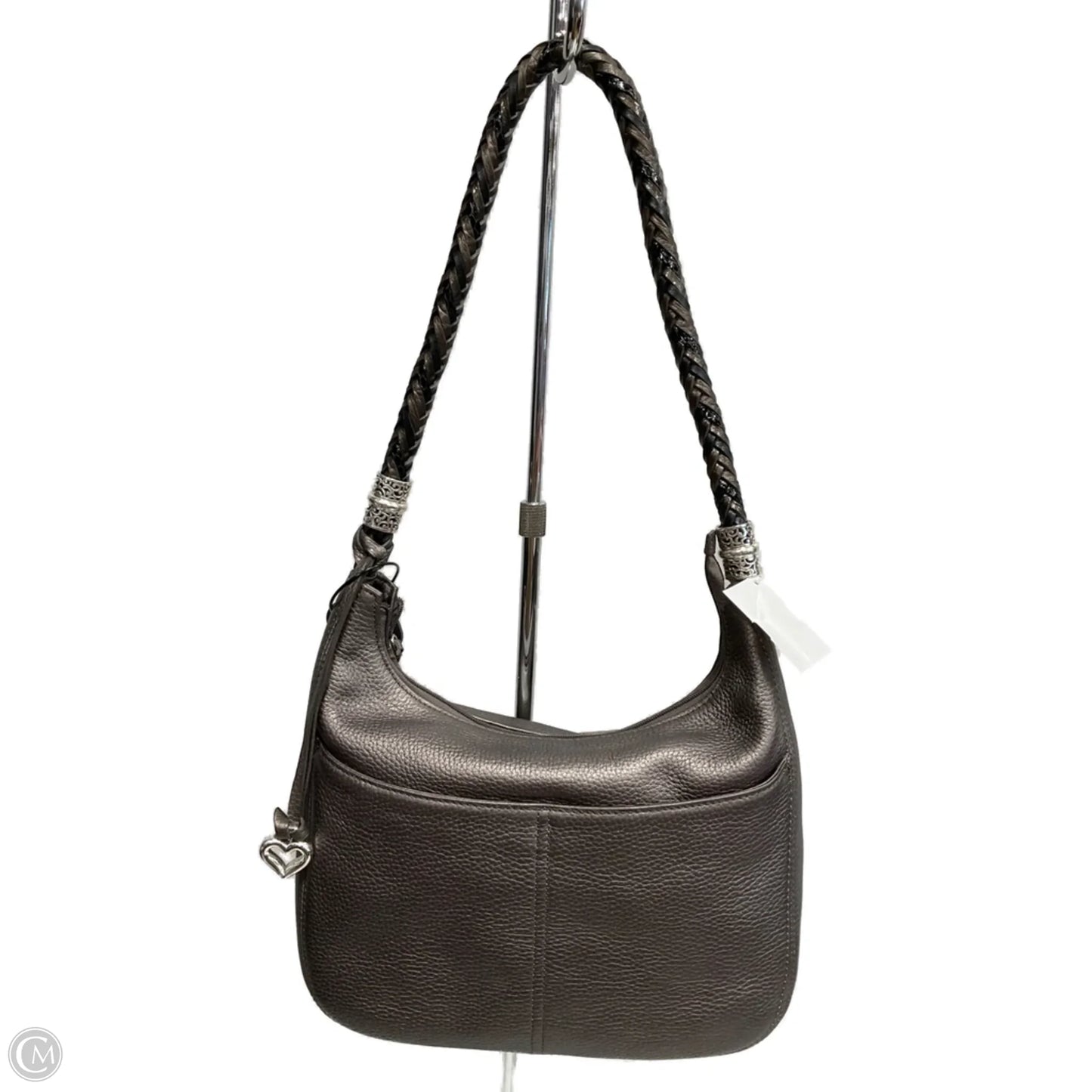 Handbag Leather By Brighton, Size: Medium