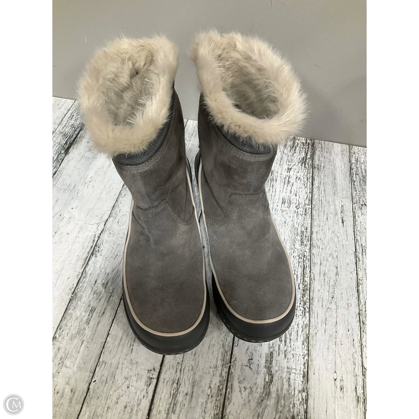 Boots Ankle Flats By Sorel In Grey, Size: 8.5