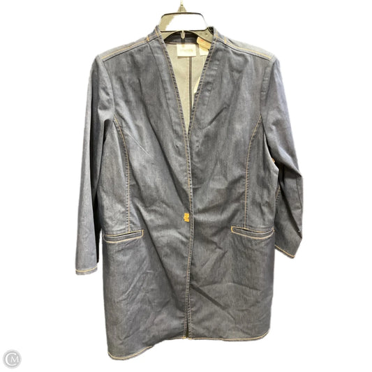 Jacket Other By Chicos In Blue Denim, Size: L