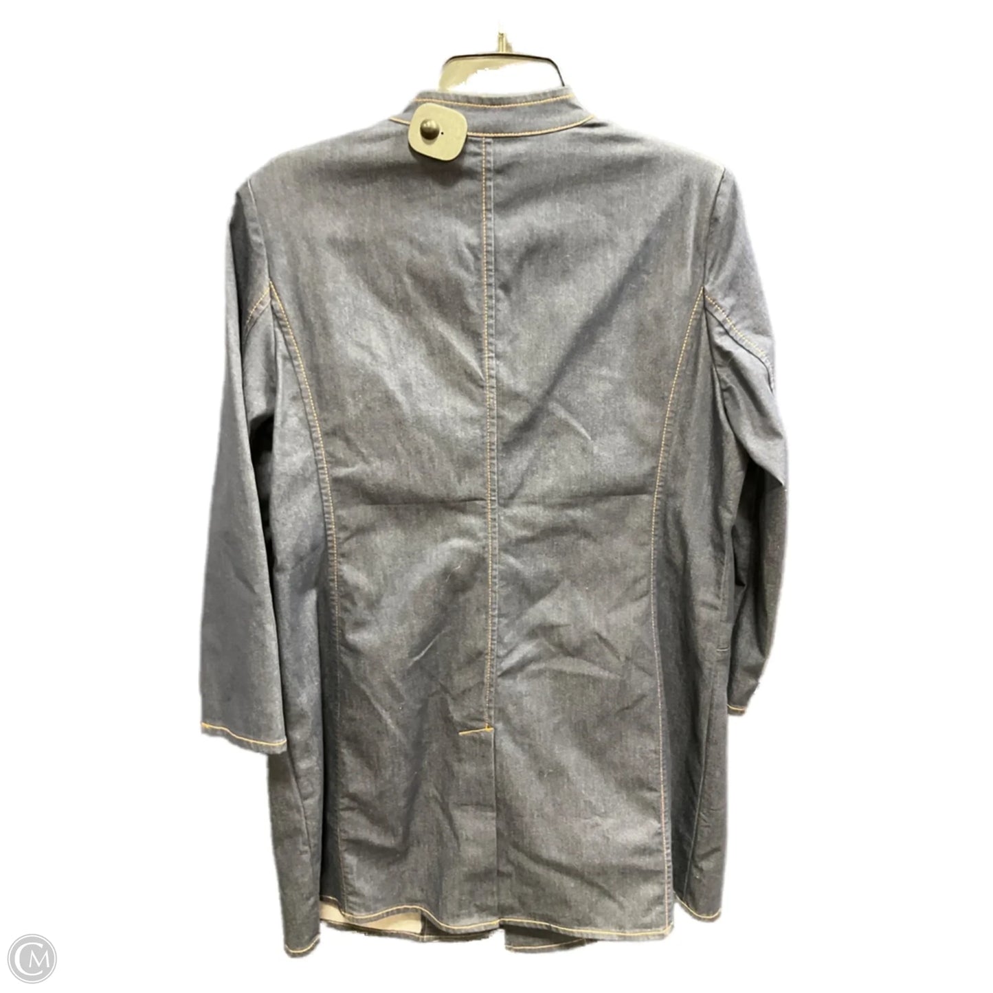 Jacket Other By Chicos In Blue Denim, Size: L