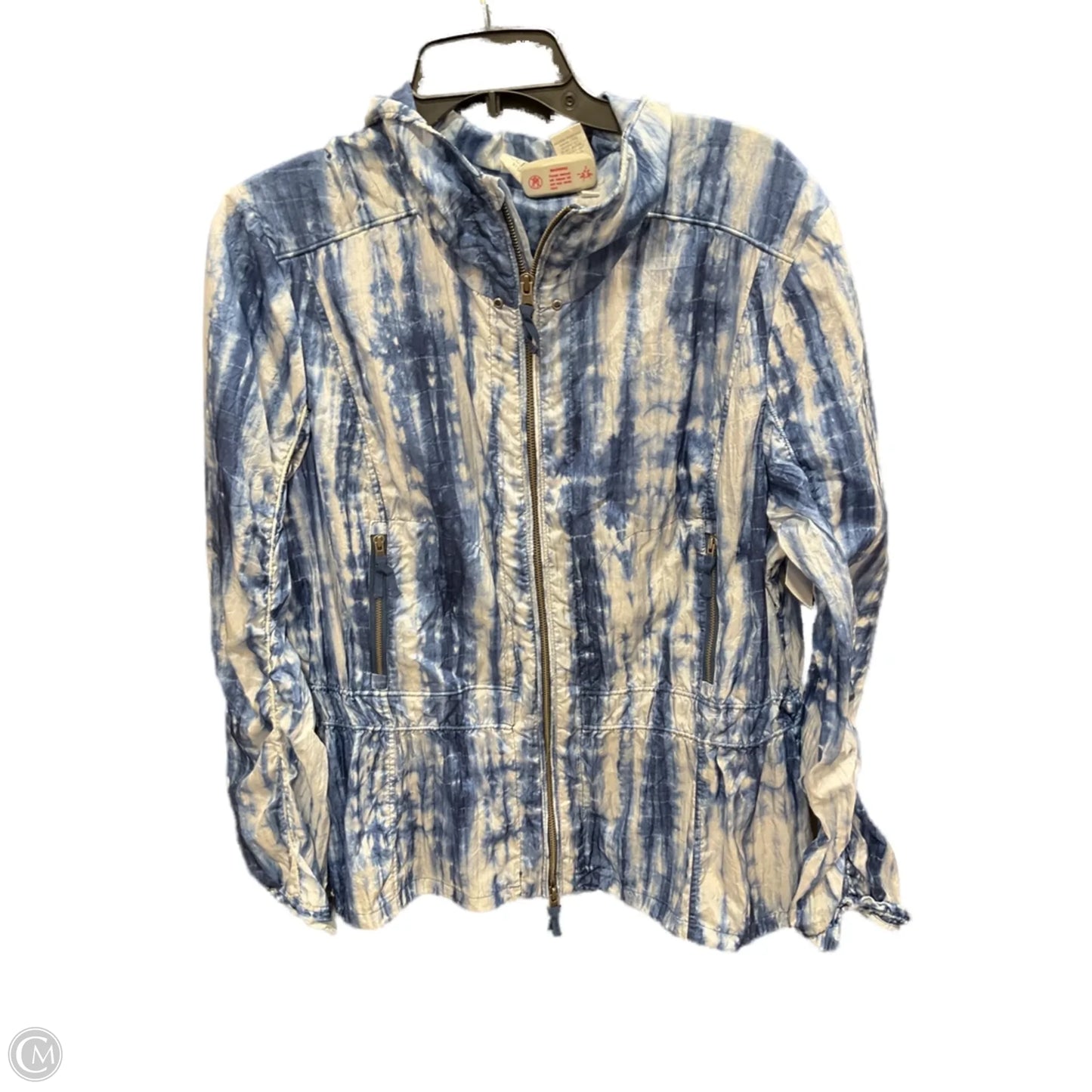 Athletic Jacket By Chicos In Bronze, Size: Xl