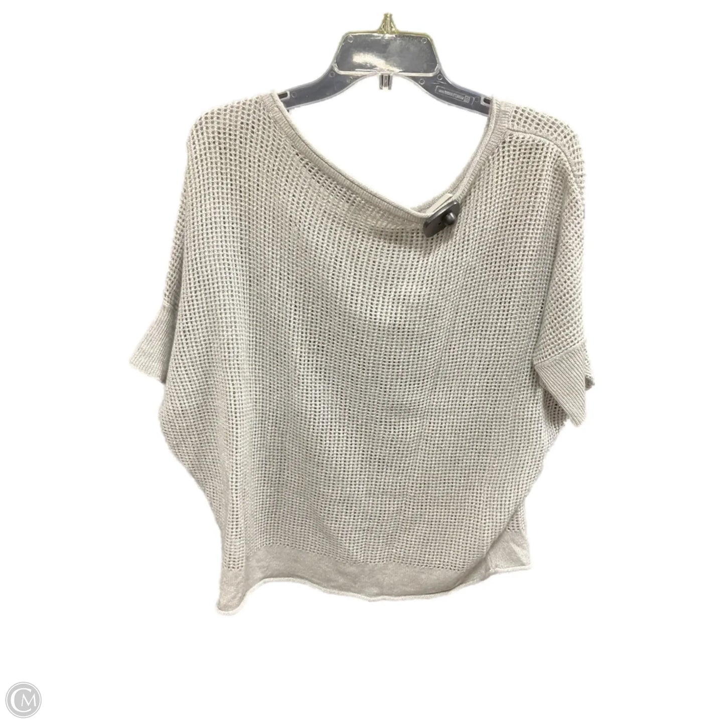 Top Short Sleeve By Athleta In Grey, Size: S