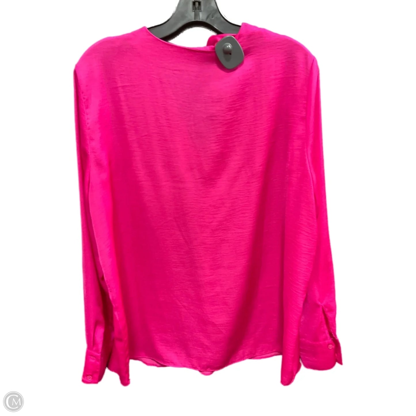 Top Long Sleeve By Banana Republic In Pink, Size: L