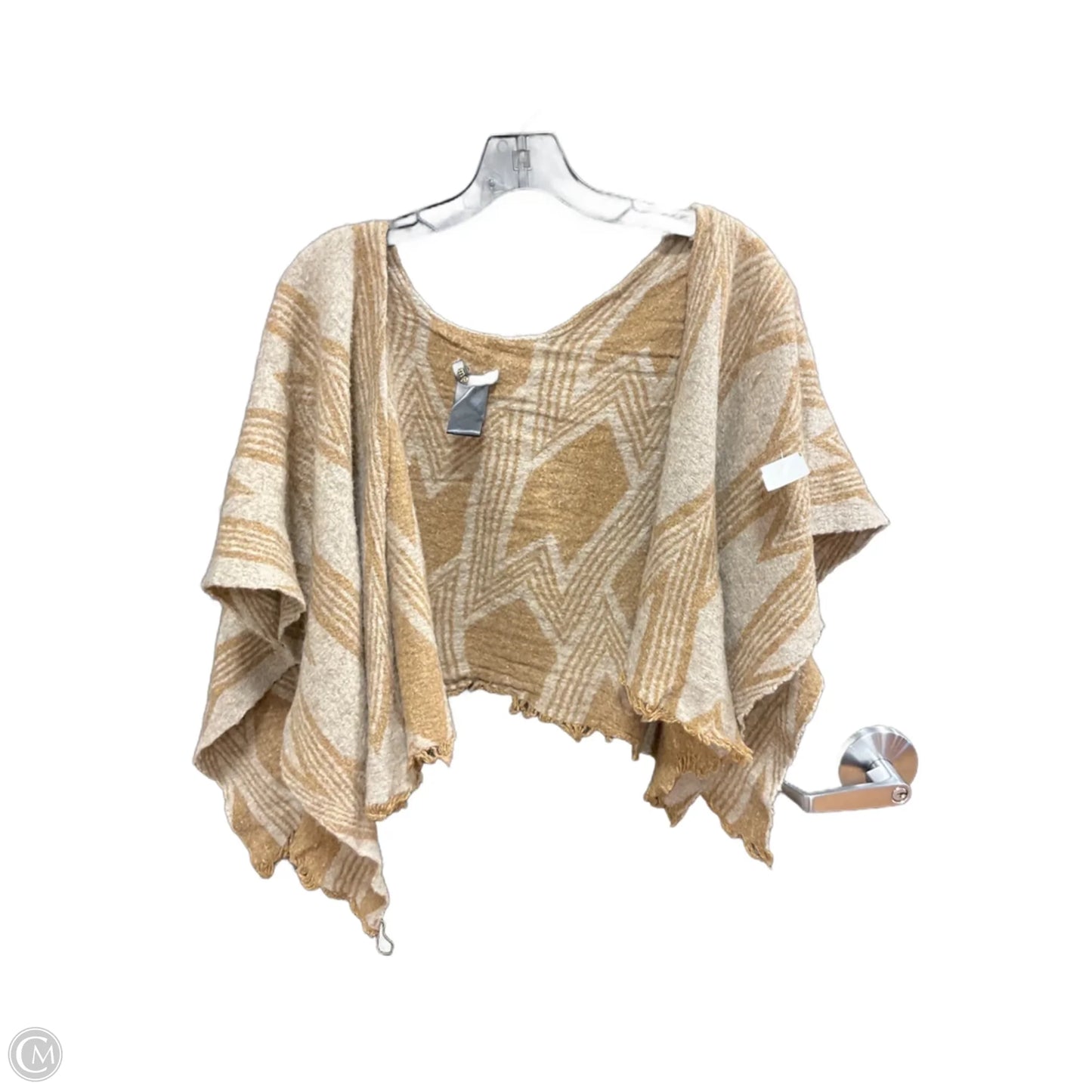 Shawl By Clothes Mentor In Brown, Size: S
