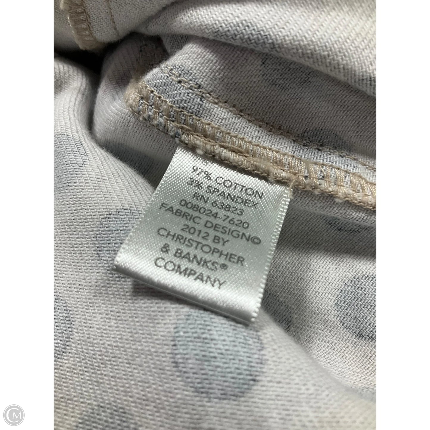 Jacket Denim By Christopher And Banks In Polkadot Pattern, Size: Sp
