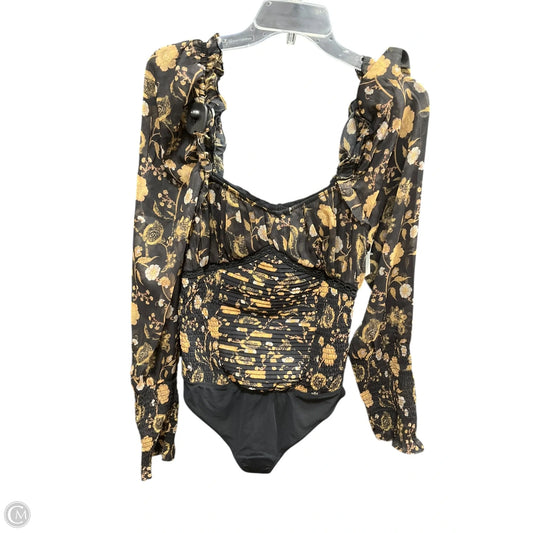 Bodysuit By Free People In Floral Print, Size: S
