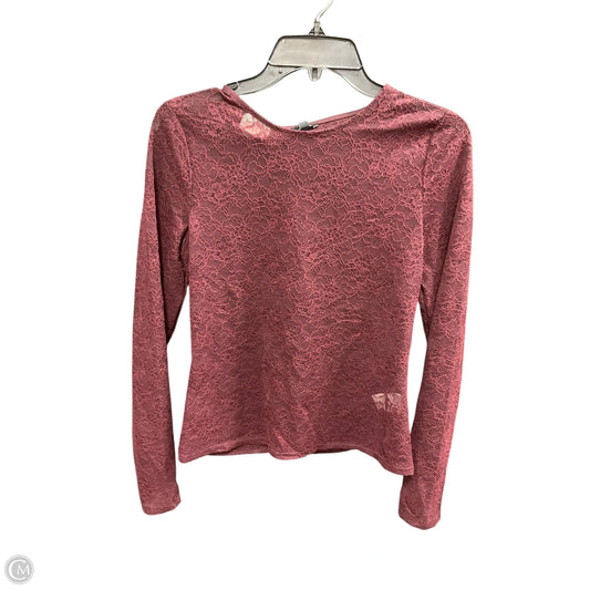 Top Long Sleeve By Express In Red, Size: S