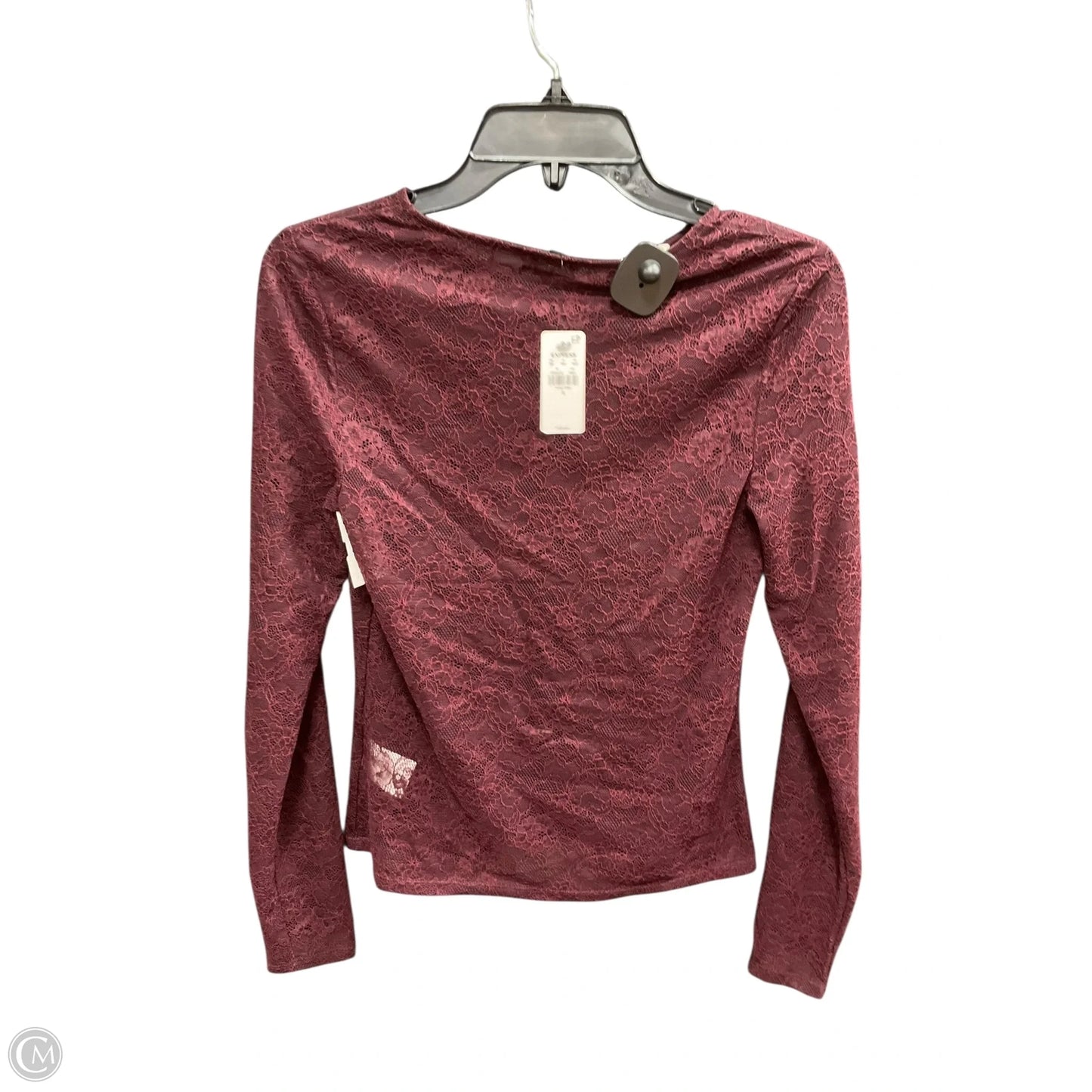 Top Long Sleeve By Express In Red, Size: S
