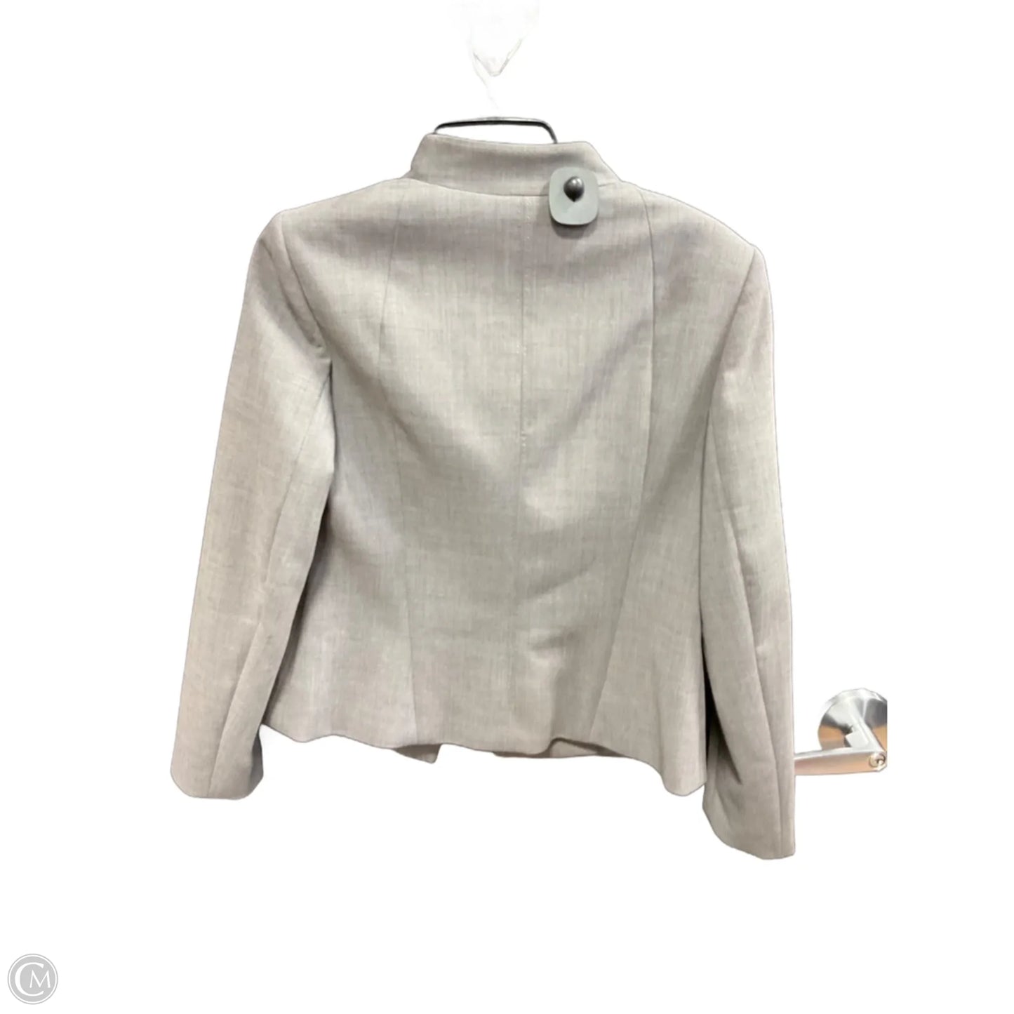 Blazer By Ann Taylor In Grey, Size: 8p