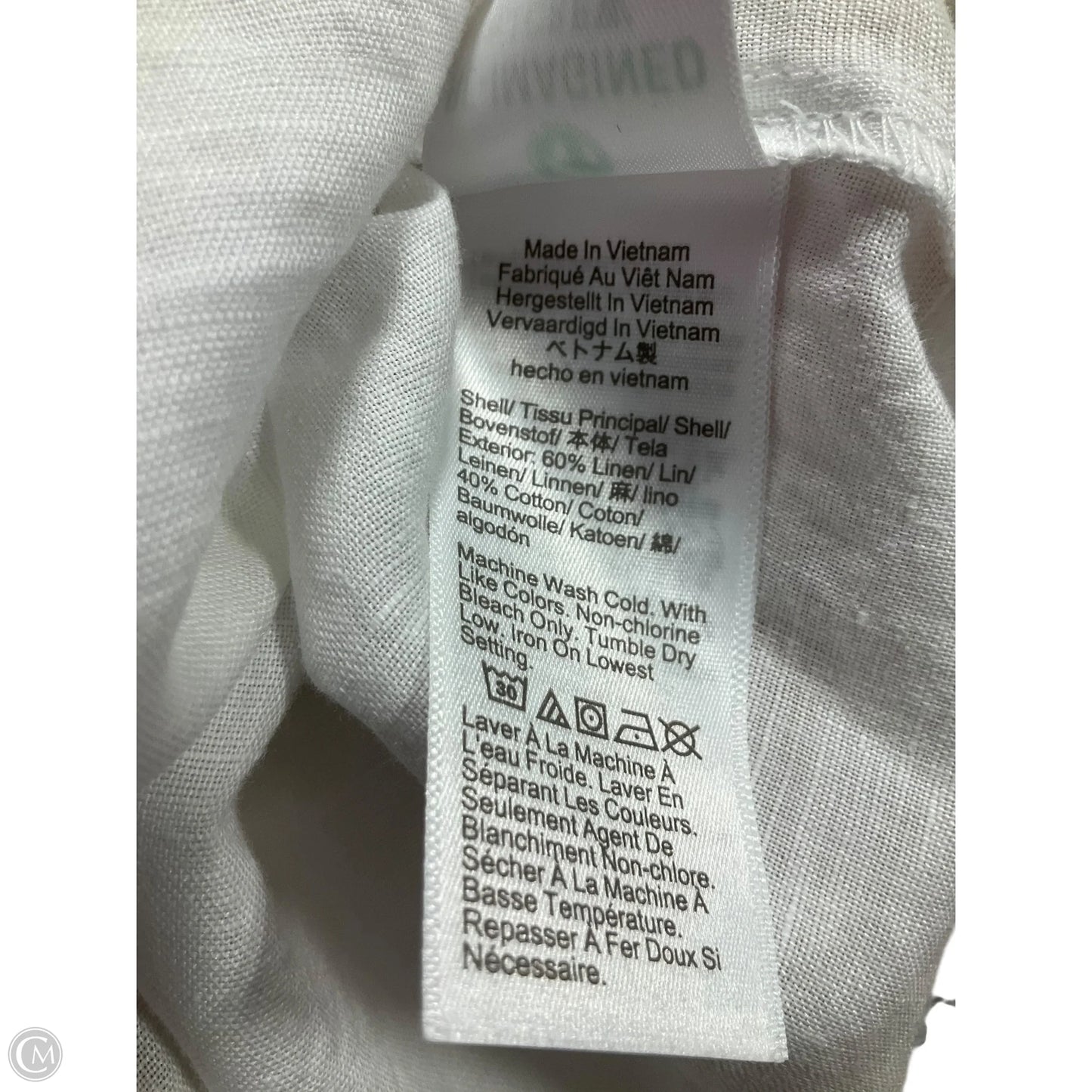 Top Long Sleeve By J. Crew In White, Size: M