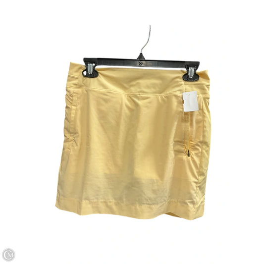 Athletic Skirt By Athleta In Yellow, Size: M