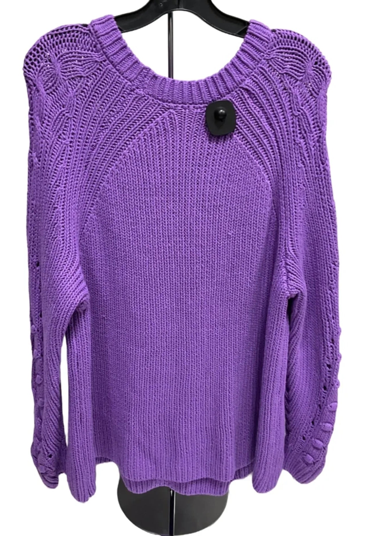 Sweater By Lane Bryant In Purple, Size: 2x