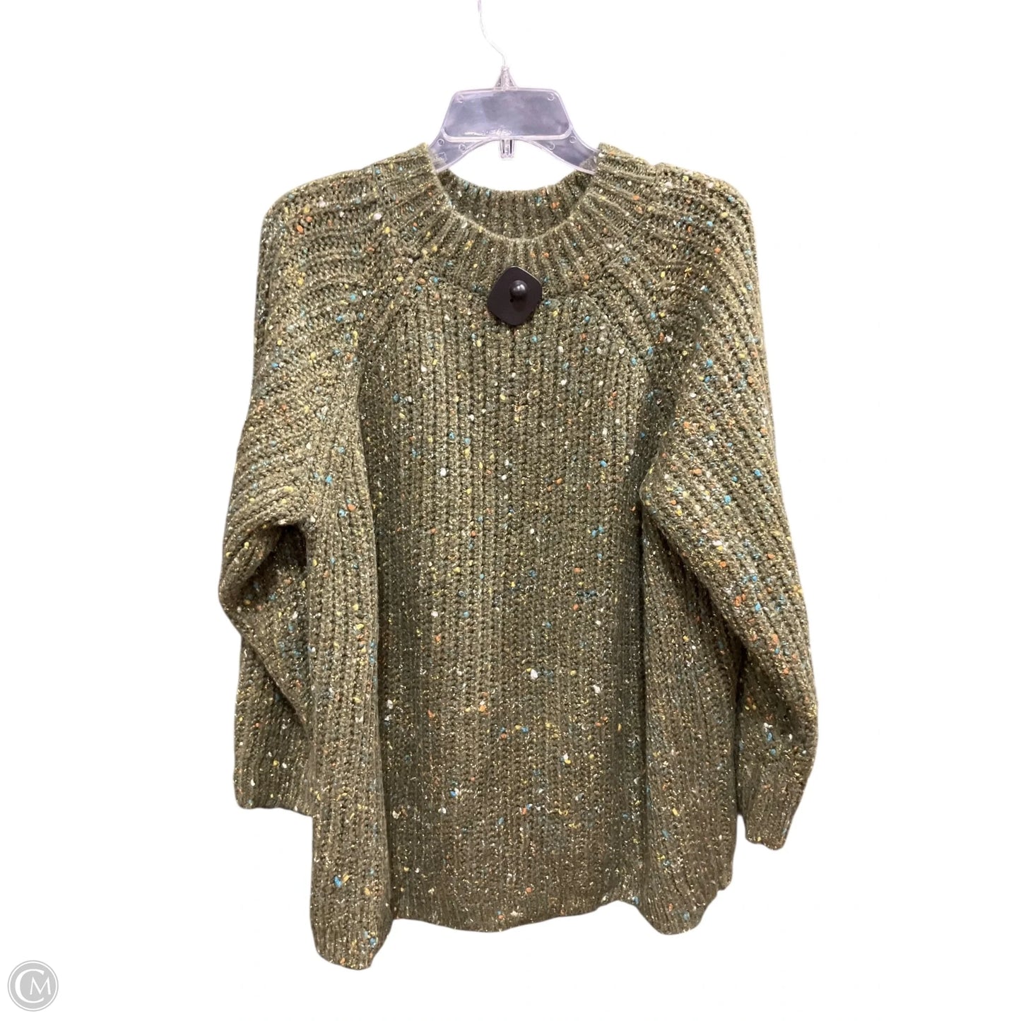 Sweater By Talbots In Green, Size: 2x
