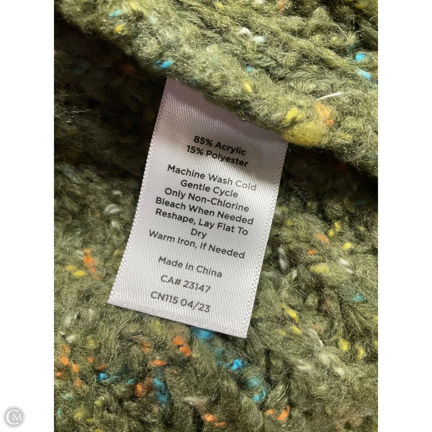 Sweater By Talbots In Green, Size: 2x
