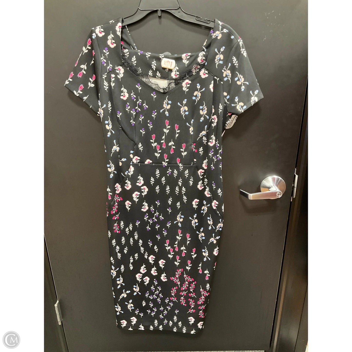 Dress Casual Midi By Lane Bryant In Floral Print, Size: L