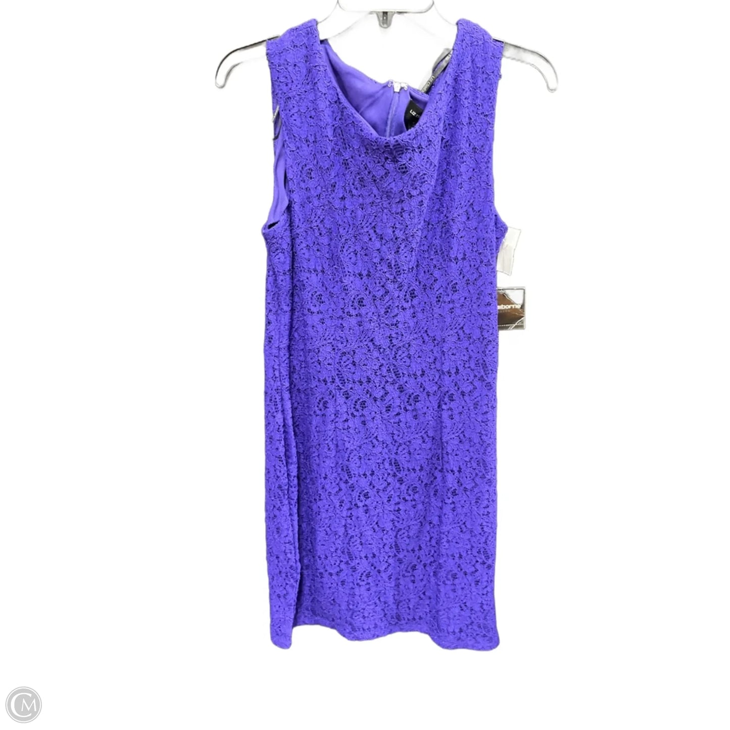 Dress Casual Short By Liz Claiborne In Purple, Size: M