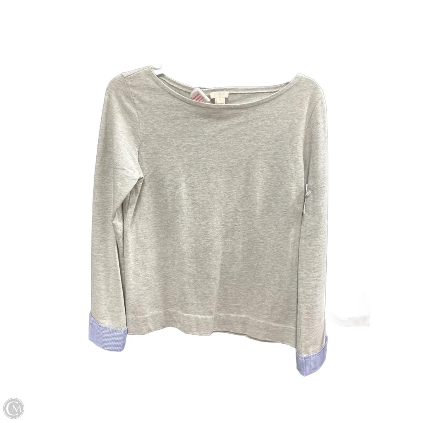 Top Long Sleeve Basic By J. Crew In Grey, Size: Xs