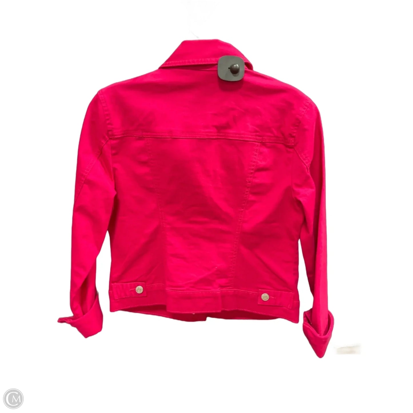 Jacket Denim By New York And Co In Pink, Size: Xs