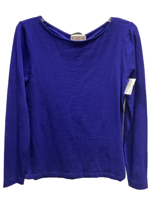 Top Long Sleeve By J. Crew In Blue, Size: M