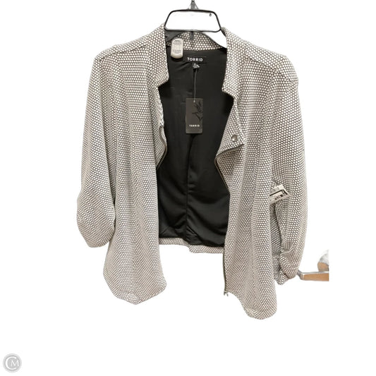Jacket Other By Torrid In Polkadot Pattern, Size: 2x