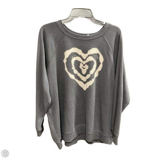 Sweatshirt Crewneck By Torrid In Black, Size: Xl