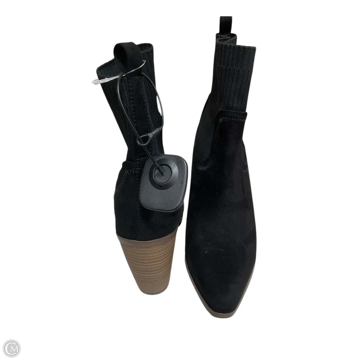 Boots Ankle Heels By Universal Thread In Black, Size: 9.5