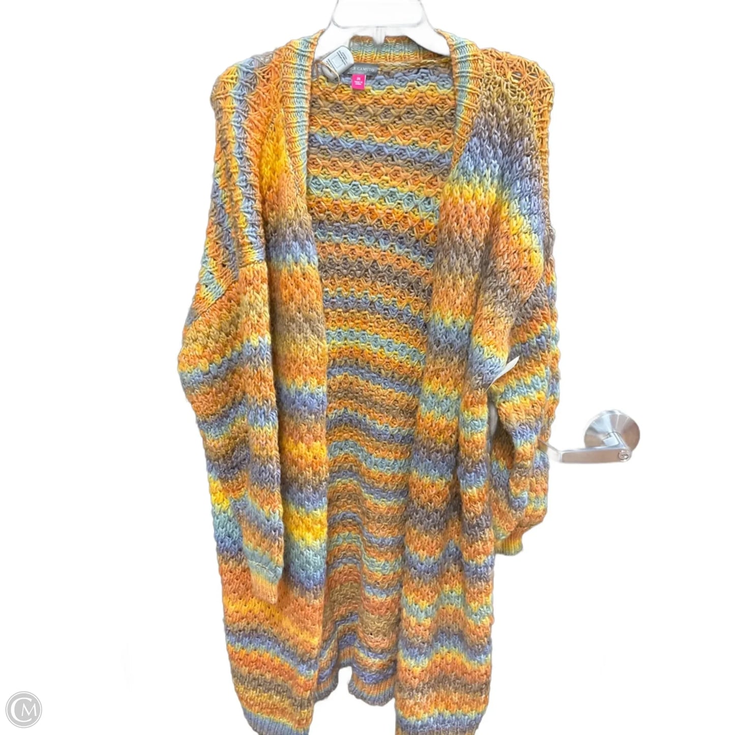 Sweater Cardigan By Vince Camuto In Multi-colored, Size: 2x