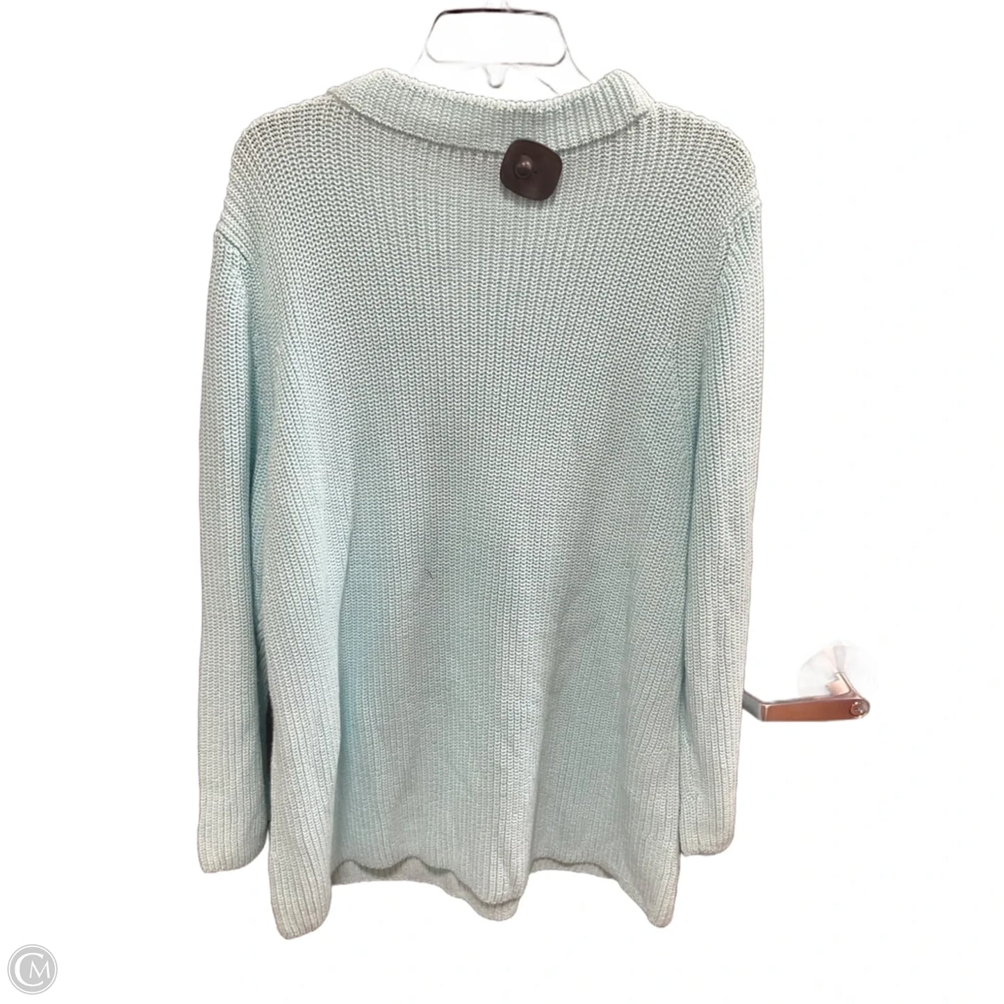 Sweater By Talbots In Teal, Size: 2x
