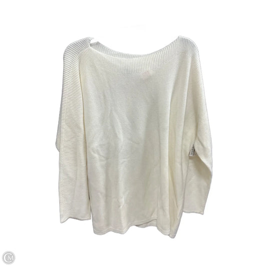 Sweater By Talbots In Cream, Size: 2x