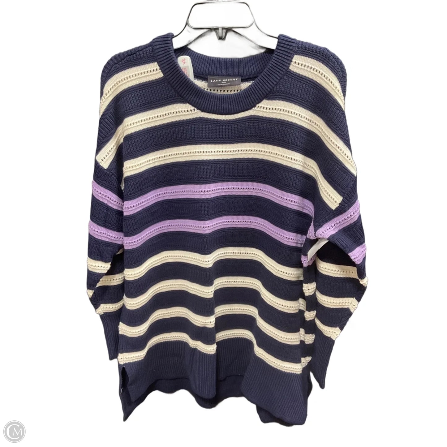 Sweater By Lane Bryant In Striped Pattern, Size: Xl