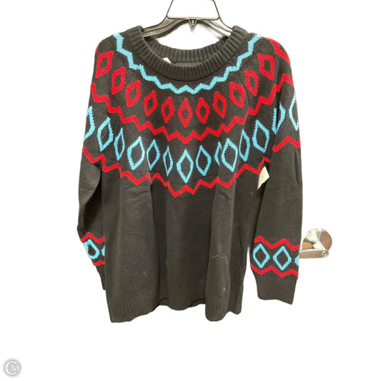 Sweater By Lane Bryant In Red & White, Size: Xl