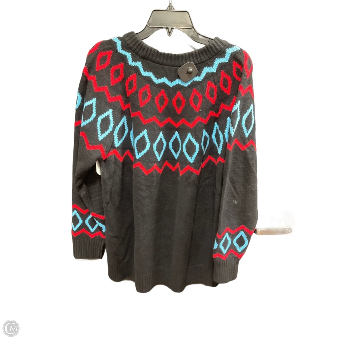 Sweater By Lane Bryant In Red & White, Size: Xl