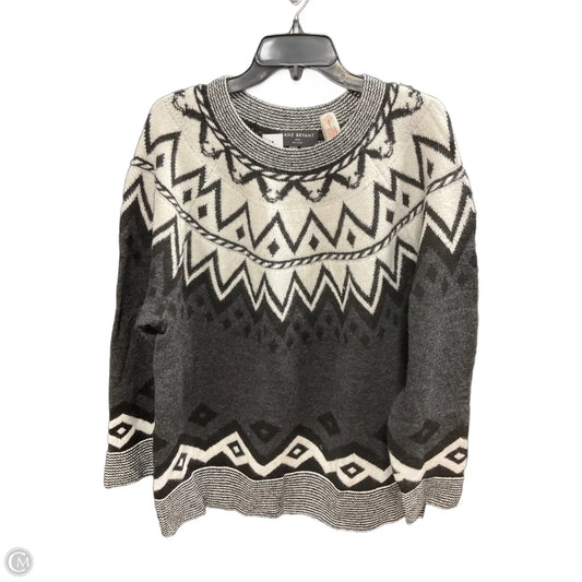 Sweater By Lane Bryant In Black & Cream, Size: Xl