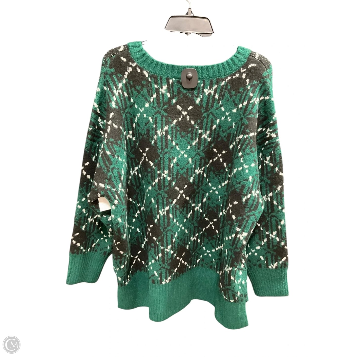 Sweater By Lane Bryant In Green, Size: Xl