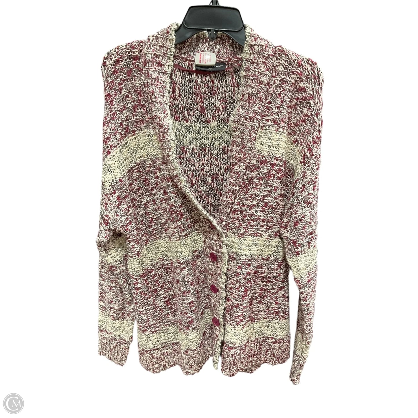 Sweater Cardigan By Lane Bryant In Red, Size: Xl