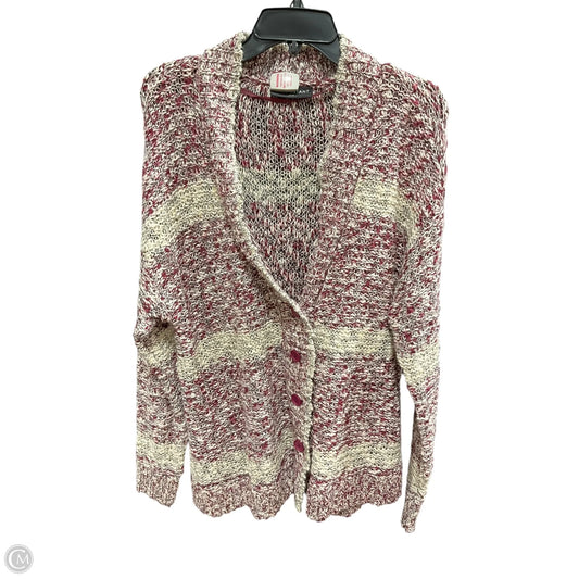 Sweater Cardigan By Lane Bryant In Red, Size: Xl