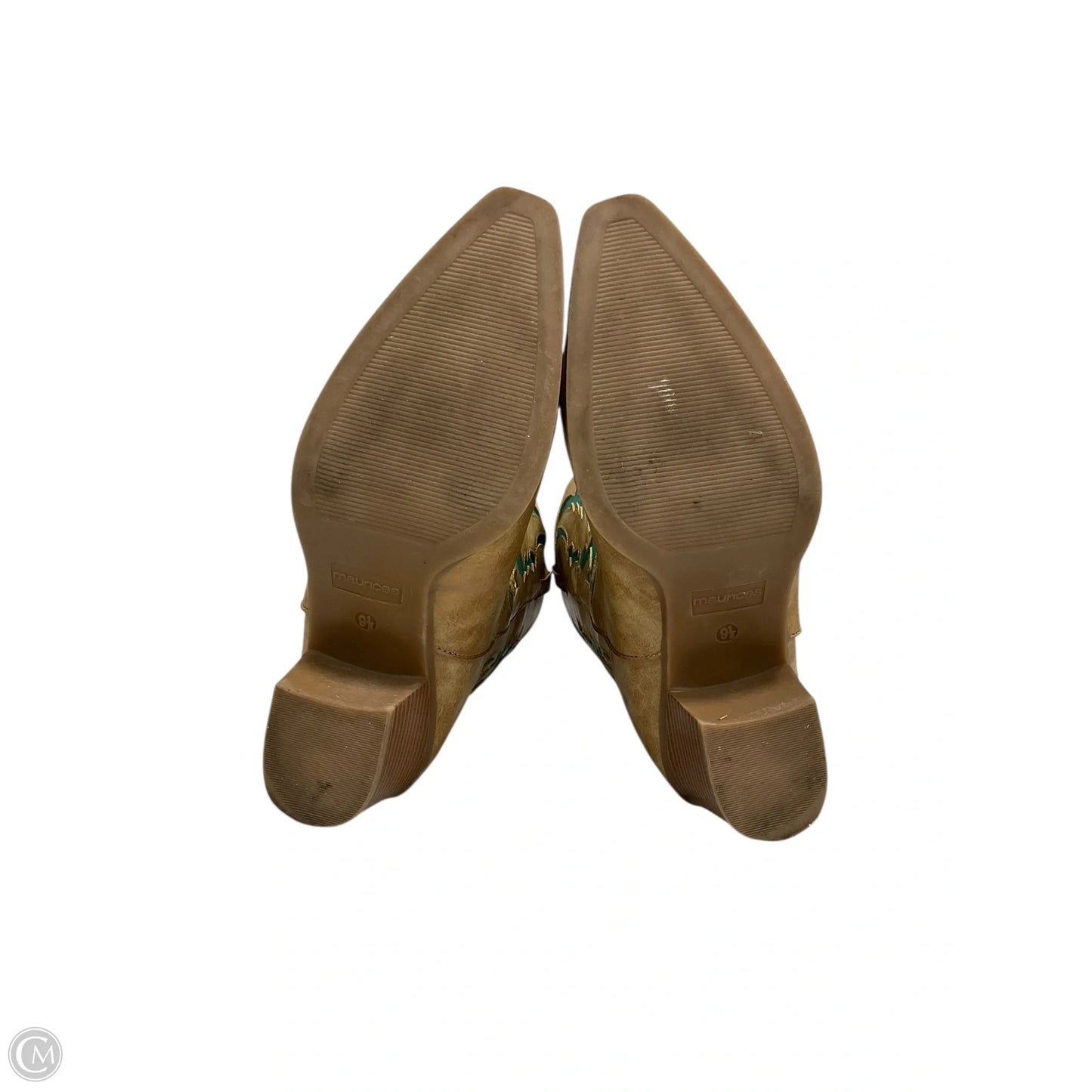 Boots Knee Heels By Maurices In Brown, Size: 9.5