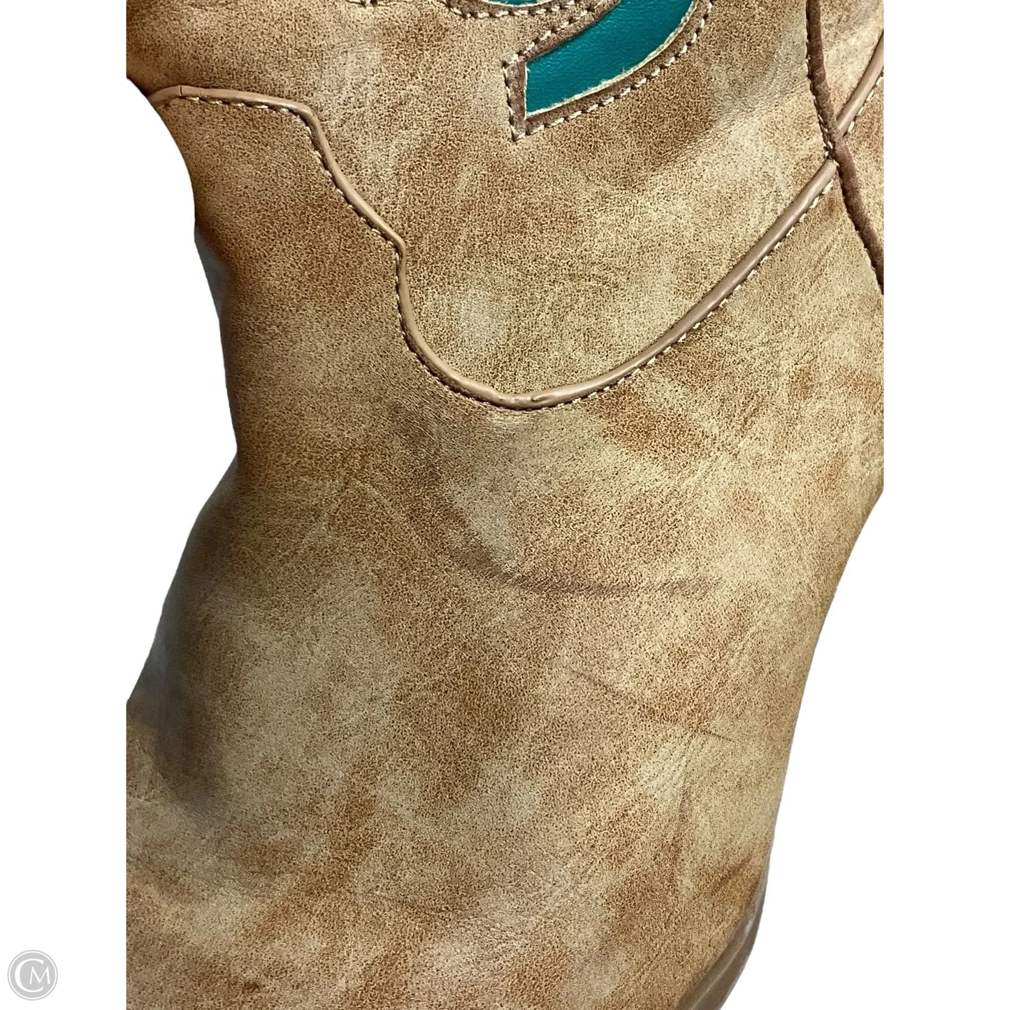 Boots Knee Heels By Maurices In Brown, Size: 9.5