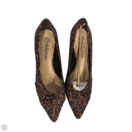 Shoes Heels Kitten By Clothes Mentor In Animal Print, Size: 8
