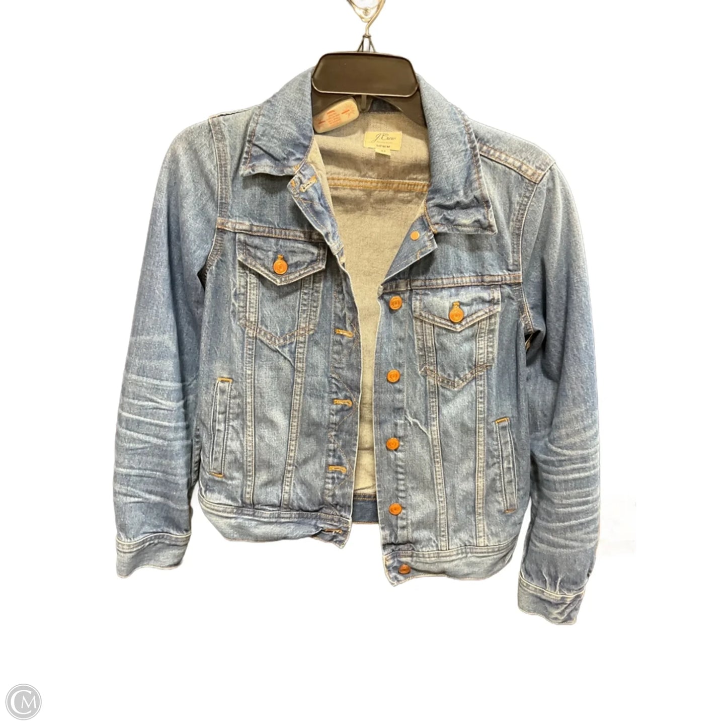 Jacket Denim By J. Crew In Blue Denim, Size: Xs