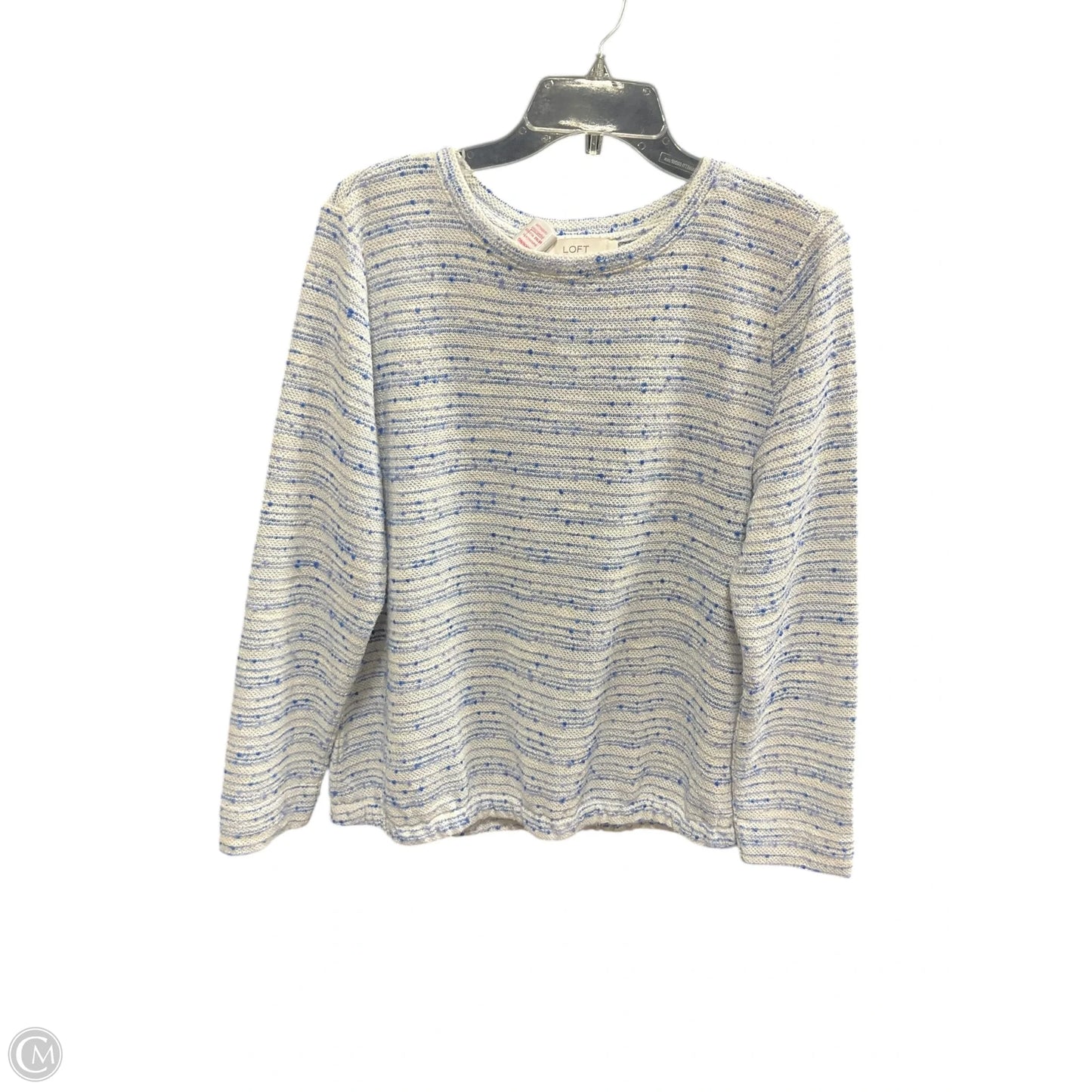 Top Long Sleeve By Loft In Blue, Size: M