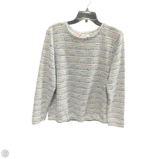 Top Long Sleeve By Loft In Blue, Size: M