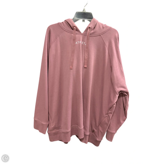 Sweatshirt Hoodie By Athleta In Purple, Size: 3x